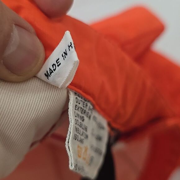 Inssbruck Vintage, Bright Orange Quilted  ski Jacket and Pants Set S - Picture 12 of 13